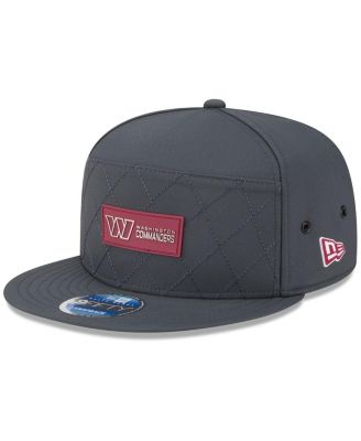 New Era - Men's Charcoal Washington Commanders 2025 Sideline Cold Weather Split Panel 9FIFTY Snapback Hat