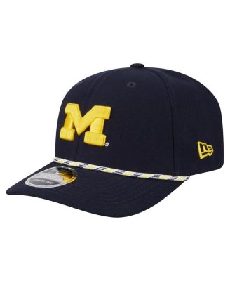 New Era - Men's  Navy Michigan Wolverines Game Day Multi-Rope 9SEVENTY Stretch-Snap Hat