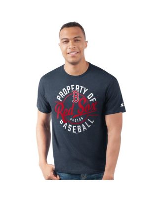 Starter - Men's Navy Boston Red Sox Prime Time Property Of T-Shirt