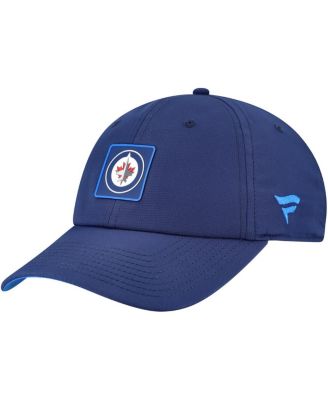Fanatics - Men's Navy Winnipeg Jets Authentic Pro Rink Adjustable Hat