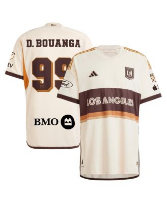 adidas - Men's Denis Bouanga Tan LAFC 2024 Archive Authentic Jersey