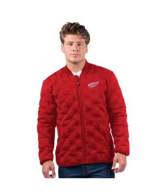MSX by Michael Strahan - Men's Red Detroit Red Wings Persistence Quilted Full-Zip Jacket